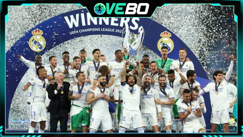 Lần gần nhất Real Madrid vô địch UEFA Champions League năm 2022