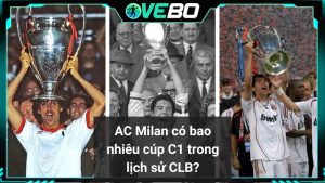 AC Milan có bao nhiêu cúp C1 trong lịch sử CLB?