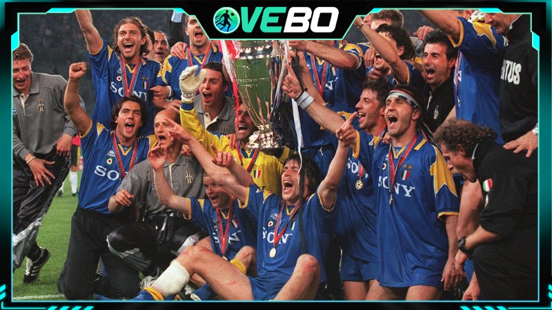 Juventus lần thứ hai vô địch Champions League vào năm 1996